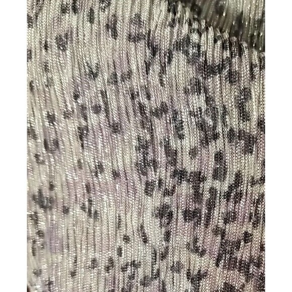 Anthropologie Shirt Womens Large Purple Silver Shimmer Tank Lightweight       T2 - Picture 5 of 10